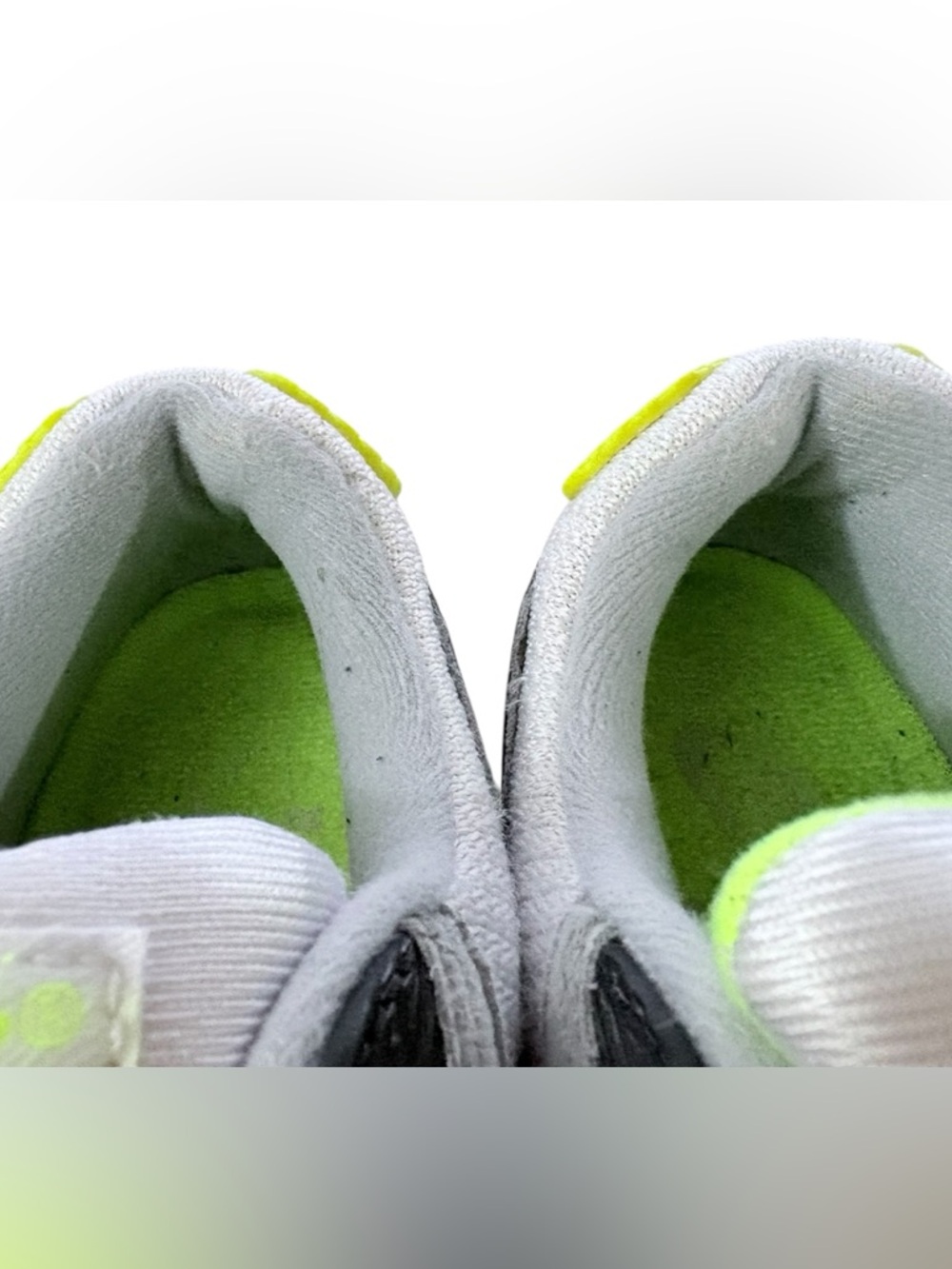 Nike Air Max 90 OG Volt, Neon Yellow Sneakers Sz 6 Women Running Shoes Blokecore - Picture 7 of 13